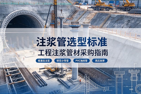 扎囊注浆管选型标准