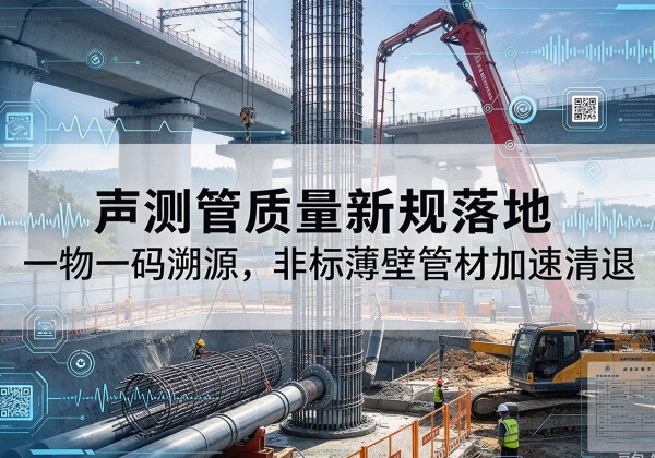 扎囊声测管质量新规落地，一物一码溯源，非标薄壁管材加速清退